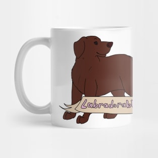 Labradorable! (Brown Lab) Mug